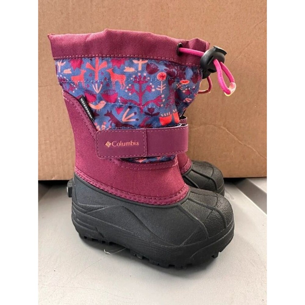 Columbia kids size 8 Waterproof Winter Snow Boots